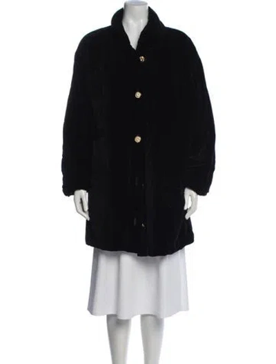 Pre-owned Escada Coat In Black