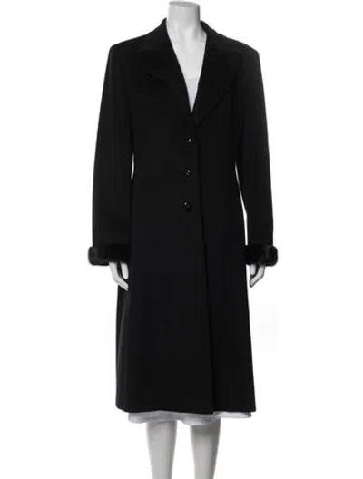 Pre-owned Escada Coat In Blue