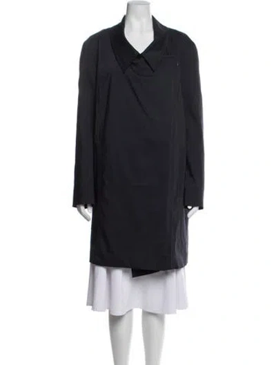 Pre-owned Escada Coat In Blue