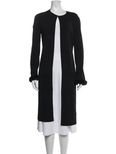 Pre-owned Escada Coat In Blue