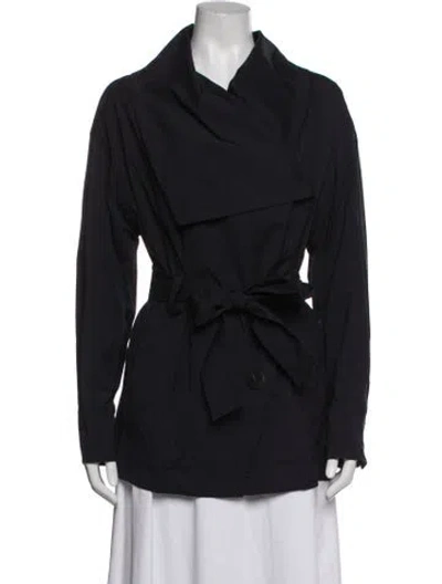 Pre-owned Escada Coat In Blue