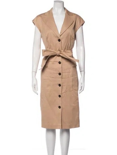 Pre-owned Escada Coat In Brown