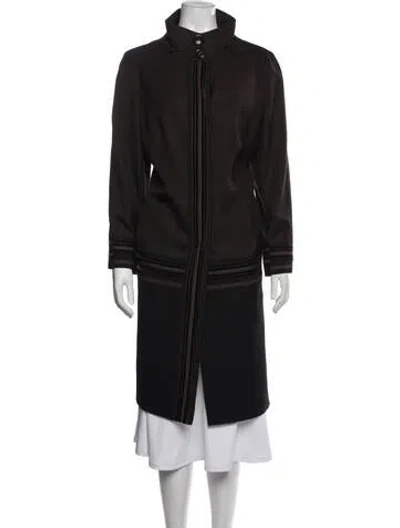 Pre-owned Escada Coat In Brown