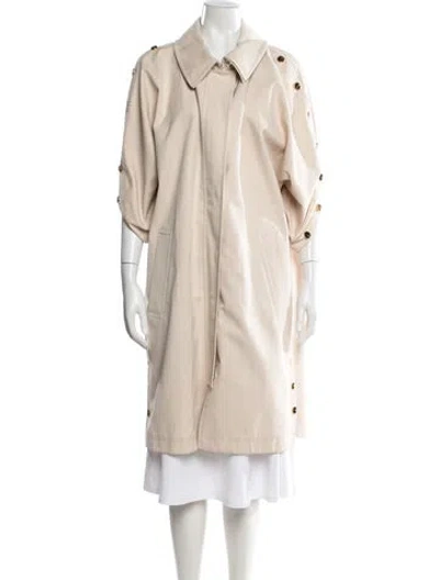 Pre-owned Escada Coat In Neutral