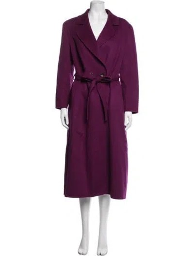 Pre-owned Escada Coat In Purple