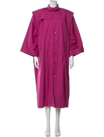Pre-owned Escada Coat In Purple