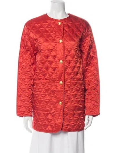 Pre-owned Escada Coat In Red
