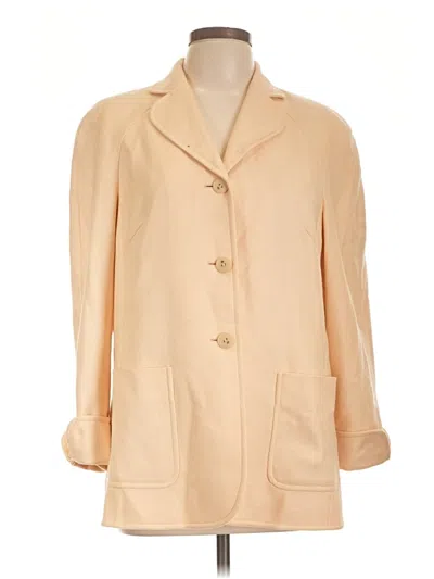 Pre-owned Escada Coat In Tan