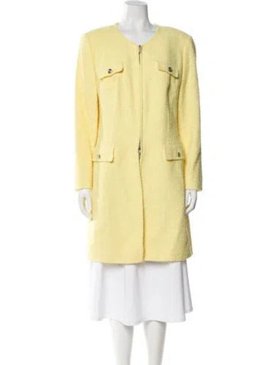 Pre-owned Escada Coat In Yellow