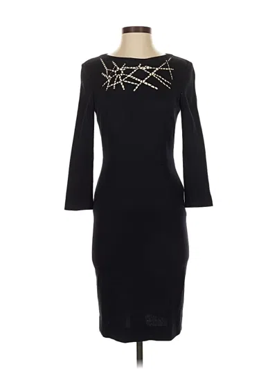 Pre-owned Escada Cocktail Dress In Black