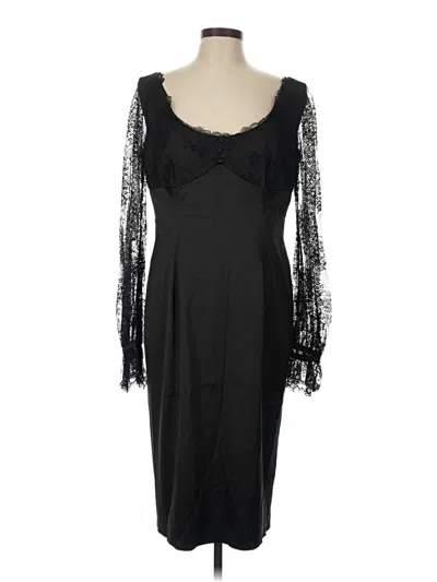 Pre-owned Escada Cocktail Dress In Black