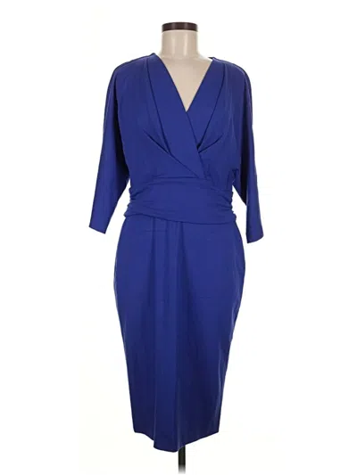 Pre-owned Escada Cocktail Dress In Blue