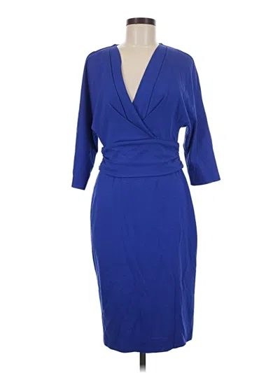 Pre-owned Escada Cocktail Dress In Blue