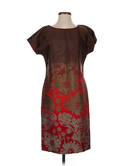 Pre-owned Escada Cocktail Dress In Brown