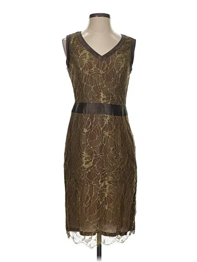 Pre-owned Escada Cocktail Dress In Brown