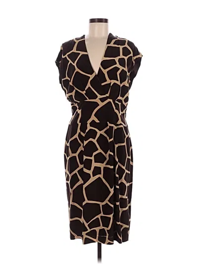 Pre-owned Escada Cocktail Dress In Brown