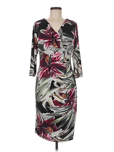 Pre-owned Escada Cocktail Dress In Gray