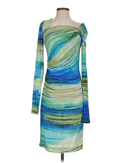 Pre-owned Escada Cocktail Dress In Green