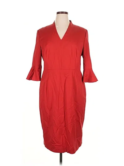 Pre-owned Escada Cocktail Dress In Red