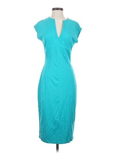 Pre-owned Escada Cocktail Dress In Teal