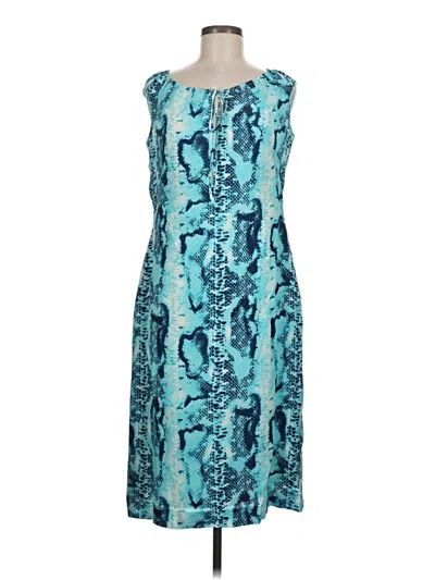 Pre-owned Escada Cocktail Dress In Teal