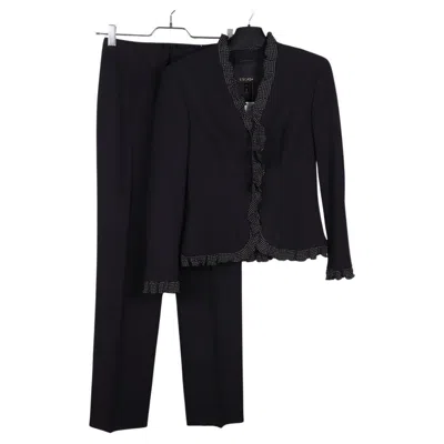 Pre-owned Escada Costume Pants Suit Black Wool