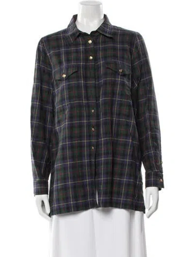 Pre-owned Escada Crew Neck Long Sleeve Top