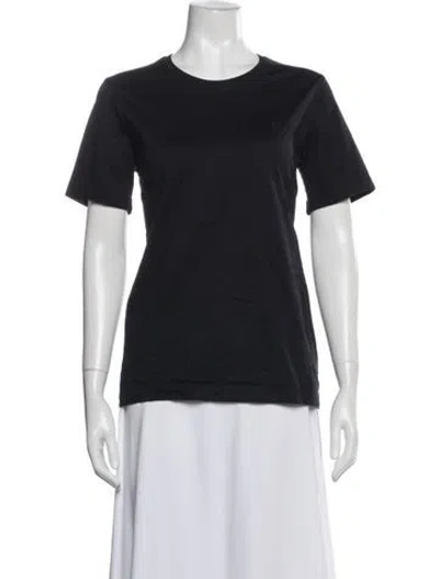 Pre-owned Escada Crew Neck Short Sleeve T-shirt In Blue