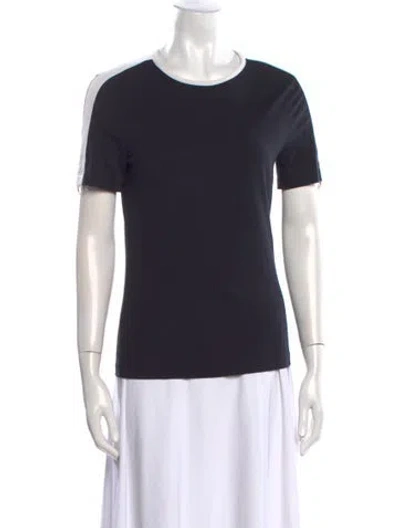 Pre-owned Escada Crew Neck Short Sleeve T-shirt In Multi