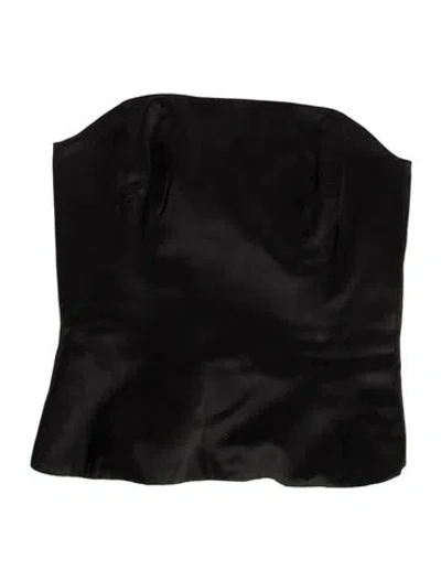 Pre-owned Escada Crew Neck Sleeveless Top In Black