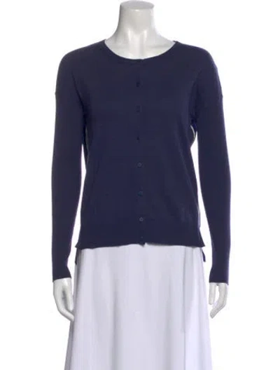 Pre-owned Escada Crew Neck Sweater In Blue