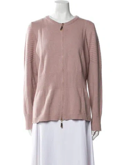 Pre-owned Escada Crew Neck Sweater In Pink