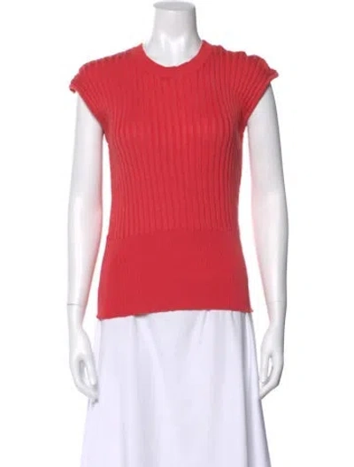 Pre-owned Escada Crew Neck Sweater In Pink