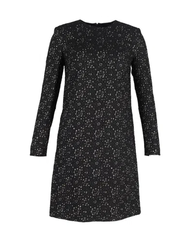 Escada Dehrea Metallic Jacquard Dress In Black Polyester