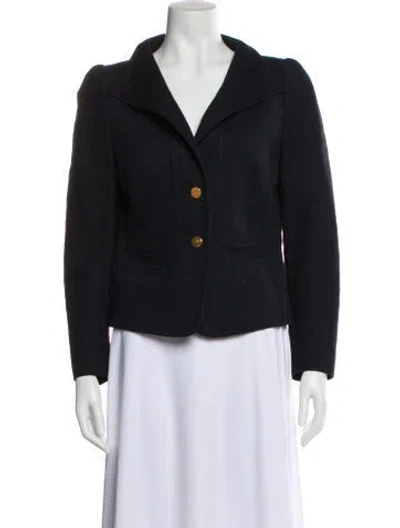 Pre-owned Escada Denim Jacket In Black