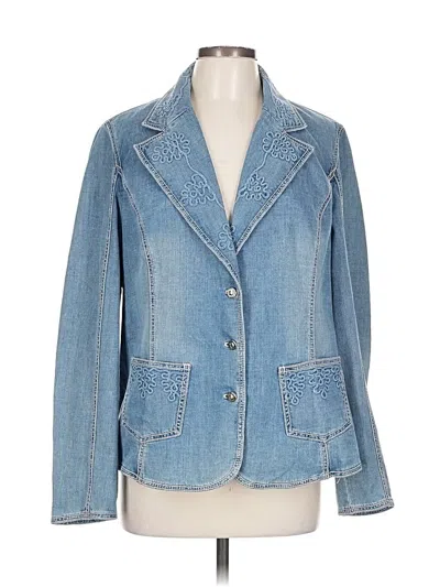 Pre-owned Escada Denim Jacket In Blue