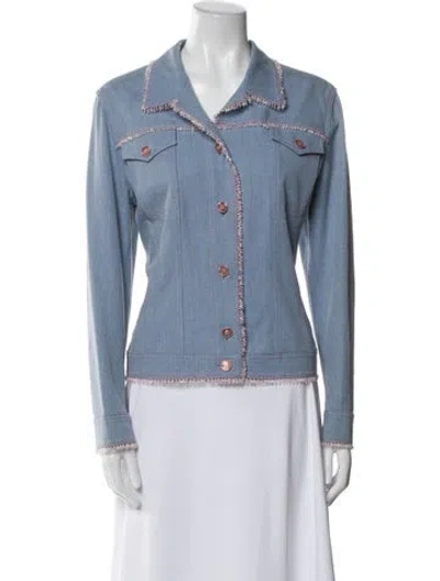 Pre-owned Escada Denim Jacket In Blue