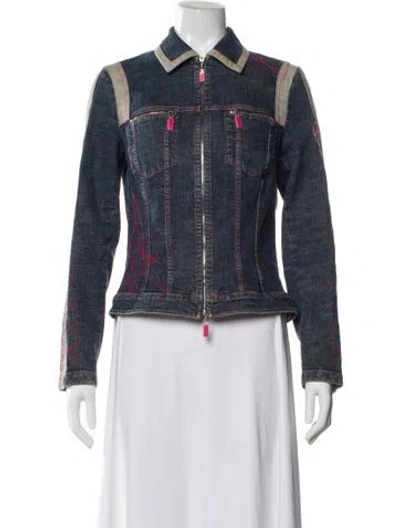 Pre-owned Escada Denim Jacket In Blue