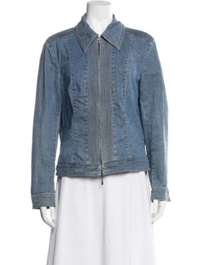 Pre-owned Escada Denim Jacket In Blue