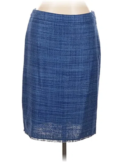 Pre-owned Escada Denim Skirt In Blue