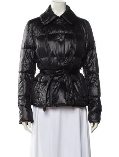 Pre-owned Escada Down Jacket In Black