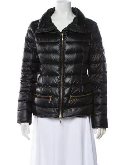 Pre-owned Escada Down Jacket In Black