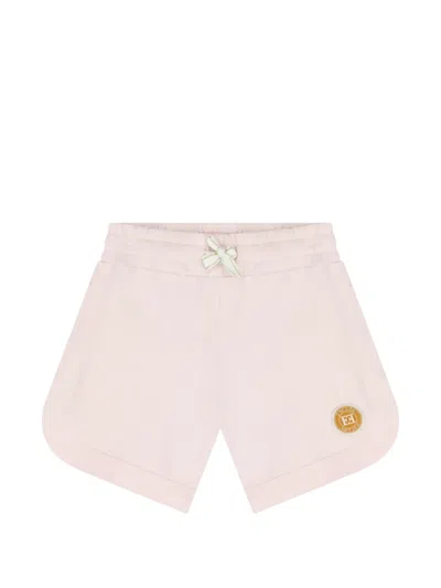 Escada Kids' Drawstring-waistband Shorts In Pink