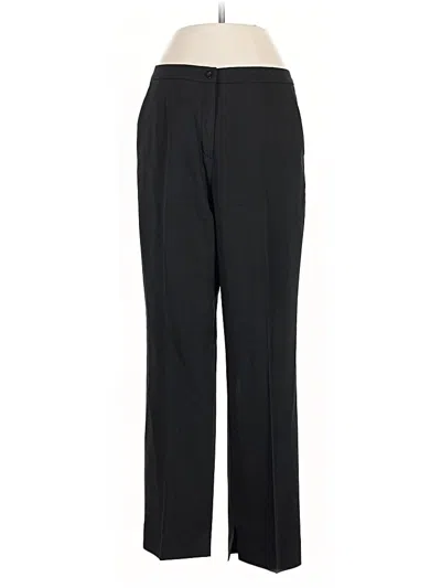 Pre-owned Escada Dress Pants In Black