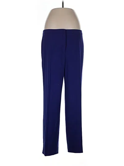 Pre-owned Escada Dress Pants In Blue