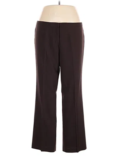 Pre-owned Escada Dress Pants In Brown