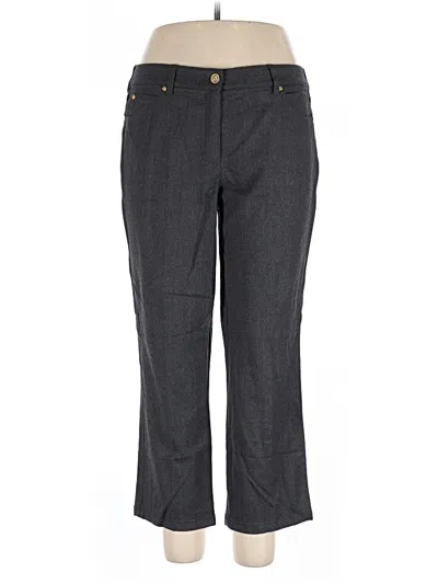 Pre-owned Escada Dress Pants In Gray