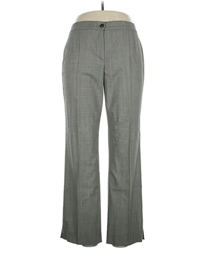 Pre-owned Escada Dress Pants In Gray