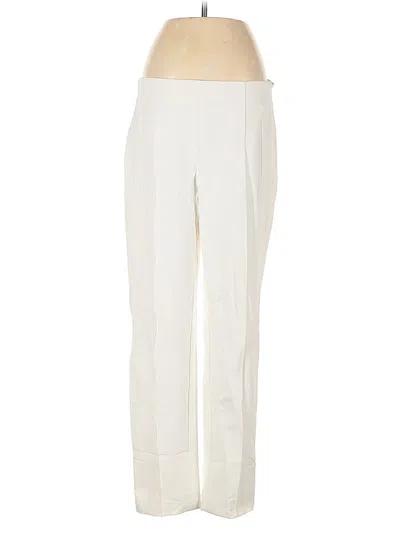 Pre-owned Escada Dress Pants In White