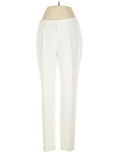 Pre-owned Escada Dress Pants In White